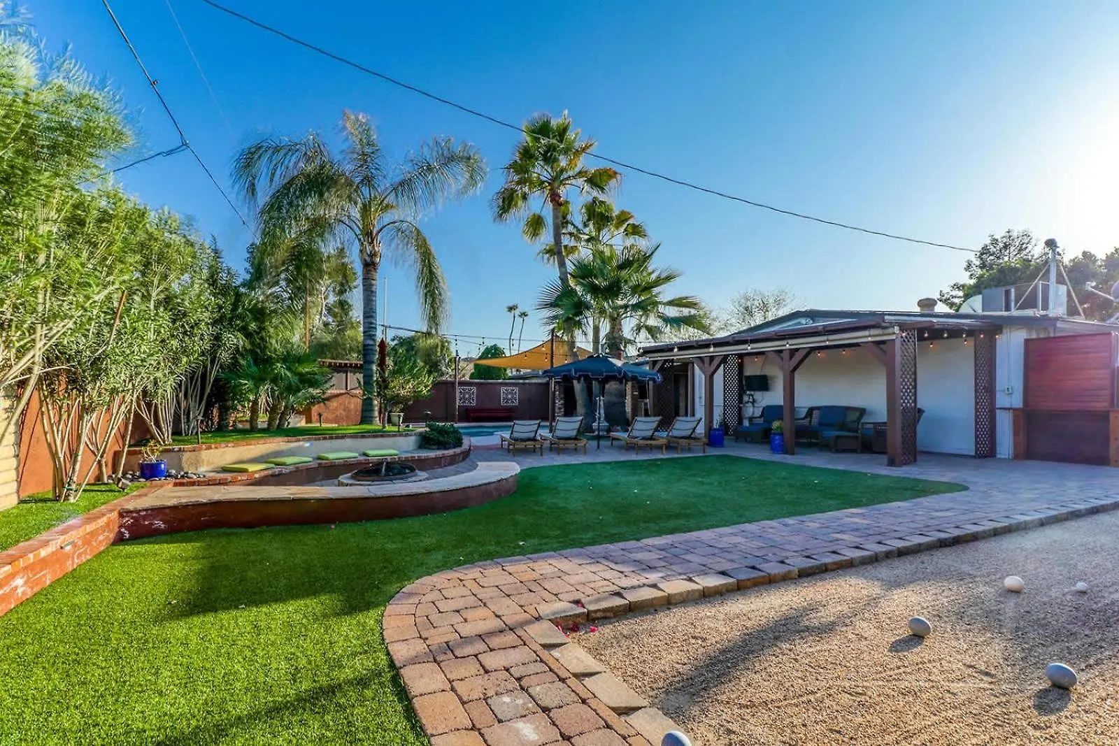 Desert Oasis - Epic Backyard Pool Bocce Firepit Phoenix
