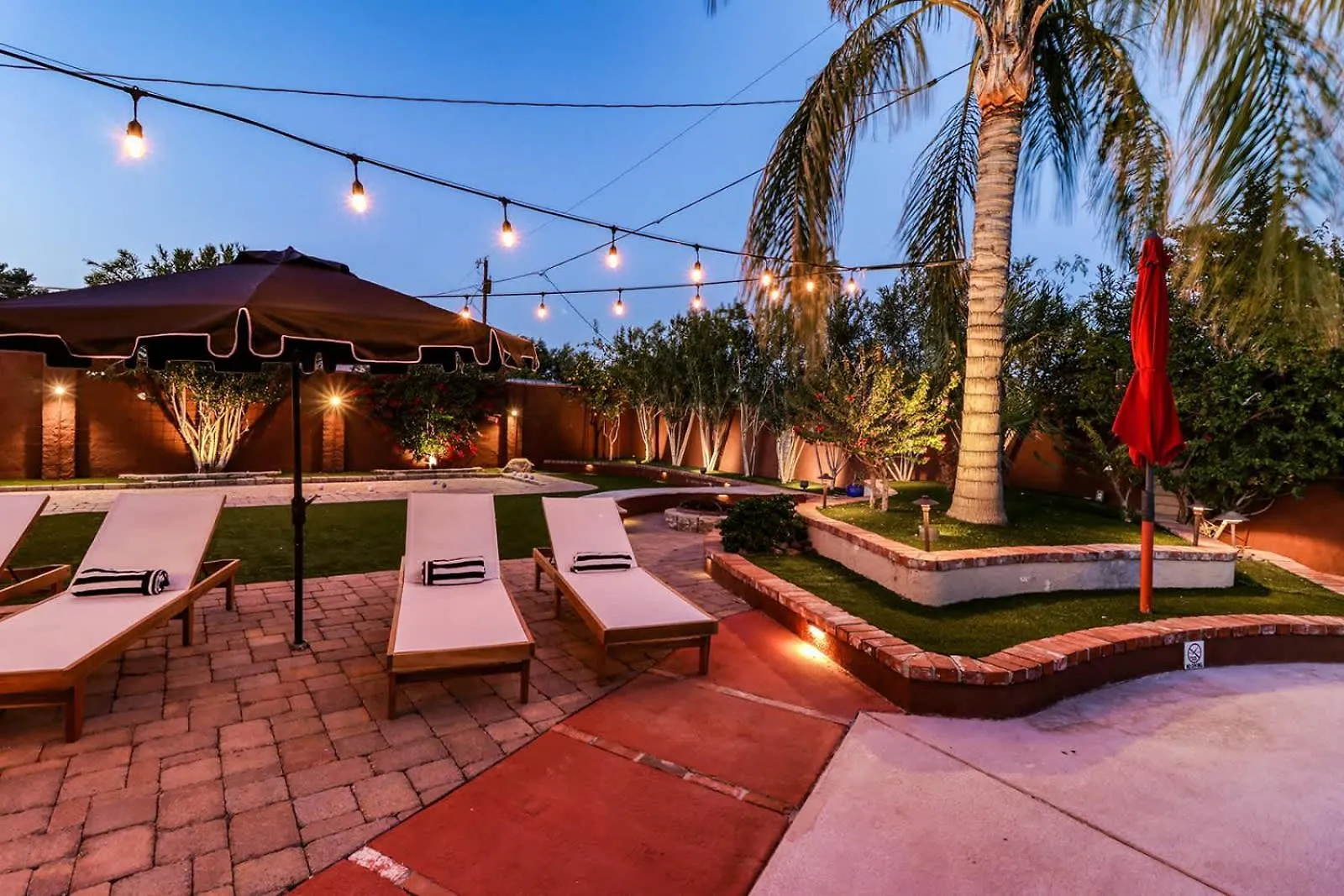 Tatil Evi Desert Oasis - Epic Backyard Pool Bocce Firepit Phoenix ABD